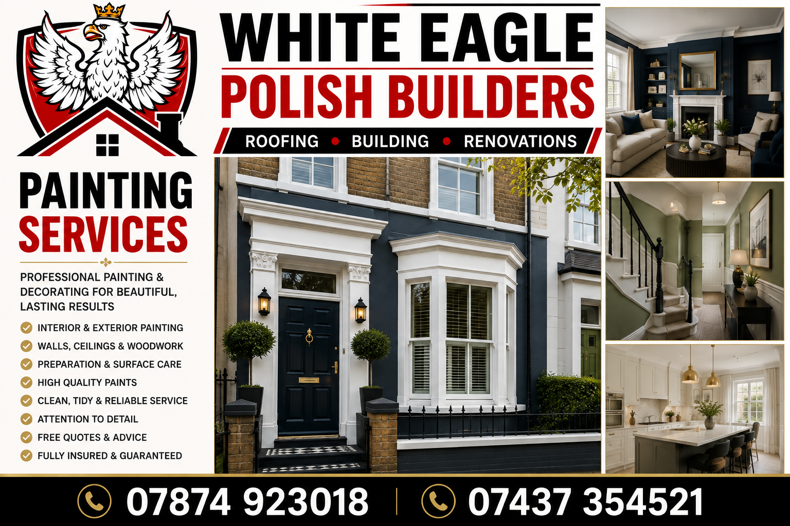 Painting Services — White Eagle Polish Builders